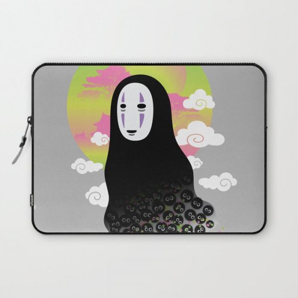 No Face and Soot Sprites Computer Cover by Retkikosmos - Laptop Sleeve - 13"