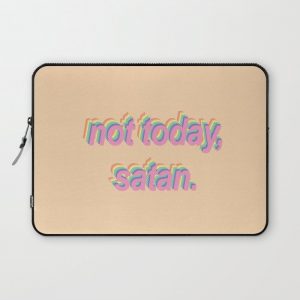 Not Today Satan - Popart Computer Cover by Alyssa St. Don - Laptop Sleeve - 13"