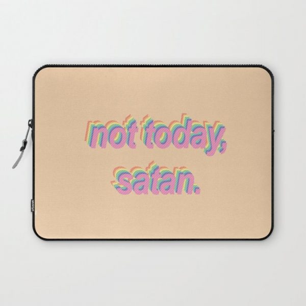 Not Today Satan - Popart Computer Cover by Alyssa St. Don - Laptop Sleeve - 13"