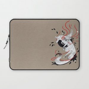 OKAMI RIBBONS Computer Cover by Rubis Firenos - Laptop Sleeve - 13"