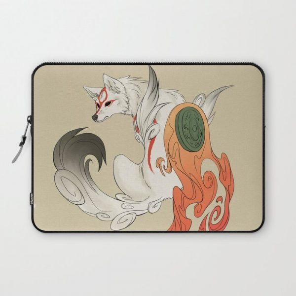 Okami Amaterasu Computer Cover by Ectoimp - Laptop Sleeve - 13"