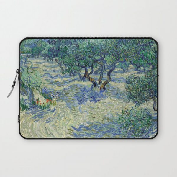 Olive Orchard by Vincent van Gogh Computer Cover by Palazzo Art Gallery - Laptop Sleeve - 13"