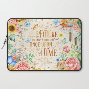 Once Upon a Time Computer Cover by Stella Bookish Art - Laptop Sleeve - 15"