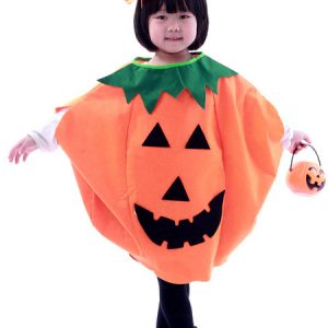 Orange Kid Pumpkin Costumes For Halloween