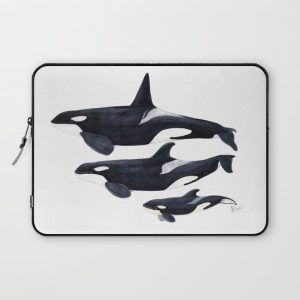 Orca (Orcinus orca) Computer Cover by Chloe Yzoard - Laptop Sleeve - 13"