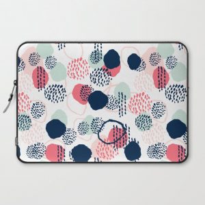 Orly - abstract painting minimal trendy girly gender neutral pattern decor Computer Cover by CharlotteWinter - Laptop Sleeve - 15"