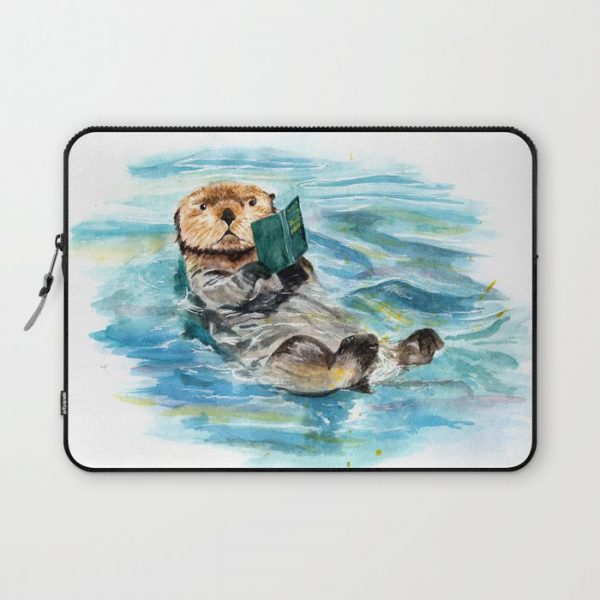 Otter Computer Cover by Anna Shell - Laptop Sleeve - 13"