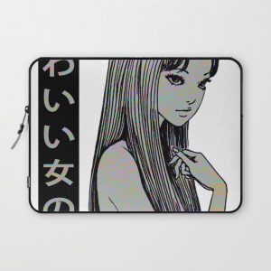 PRETTY GIRL - SAD JAPANESE ANIME AESTHETIC Computer Cover by Poser_Boy - Laptop Sleeve - 13"