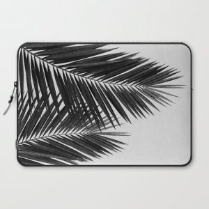 Palm Leaf Black & White II Computer Cover by Orara Studio - Laptop Sleeve - 15"