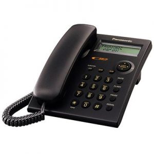 Panasonic KX-TSC11B KX-TSC11B - Corded phone with caller ID/call waiting - black