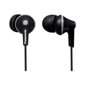 Panasonic RP-HJE125 - Ergofit - earphones - in-ear - 3.5 mm jack - bla