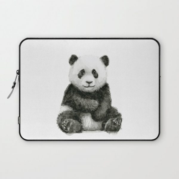 Panda Baby Watercolor Computer Cover by Olechka - Laptop Sleeve - 13"