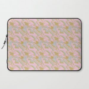 Parrot tulips in pink Computer Cover by Lorimchugh - Laptop Sleeve - 15"