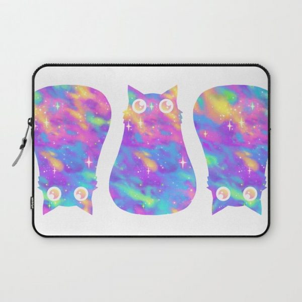 Pastel Galaxy Cat Computer Cover by Dollightful - Laptop Sleeve - 13"