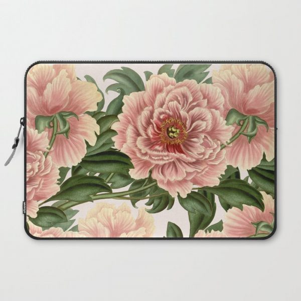 Peonies Computer Cover by Wheimay - Laptop Sleeve - 15"