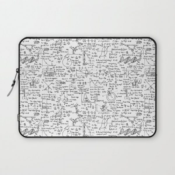 Physics Equations on Whiteboard Computer Cover by Thin Line Studio - Laptop Sleeve - 13"