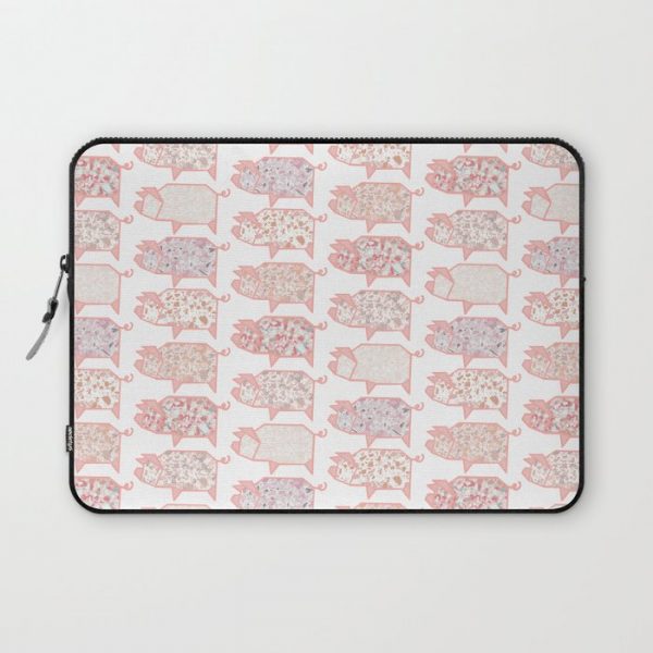 Pig Terrazzo Computer Cover by Mrs. Mauve - Laptop Sleeve - 13"