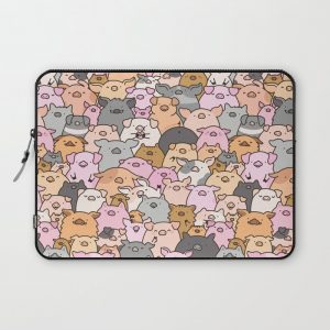 Pigs, Piglets & A Swine! Computer Cover by KiraKiraDoodles - Laptop Sleeve - 13"