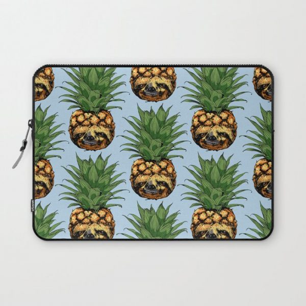 Pineapple Sloth Computer Cover by Huebucket - Laptop Sleeve - 13"