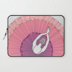 Pink Ballerina Computer Cover by Giulia Santopadre - Laptop Sleeve - 13"