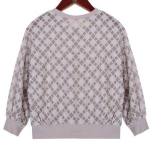 Pink H-line Long Sleeve Blouse