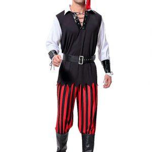 Pirate Costume Halloween Men 7 Piece Carnival Costumes