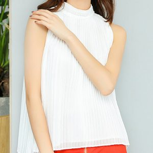 Plain Casual Sleeveless Simple H-line Tank