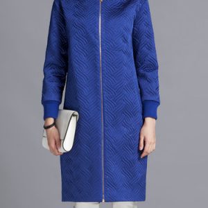 Plain Jacquard Casual Long Sleeve Coat