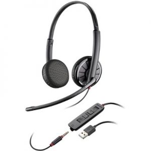 Plantronics 204446-101 Blackwire 325 Over-the-head Binaural Microsoft