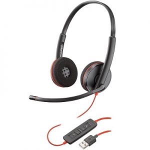 Plantronics 209745-101 Blackwire 3220 USB-A Corded UC Headset