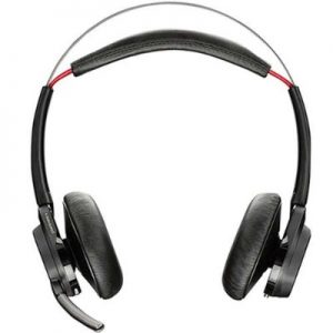 Plantronics 211709-01 Voyager Focus UC B825 Wireless Headset - On-ear Bluetooth 4.1 Active Noise Canceling Up to 98ft Smart Sensors Dynamic Mute