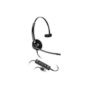 Plantronics Corded Headset with USB Connection - Mono - USB - Wired - Over-the-head - Monaural - Supra-aural - Noise Canceling