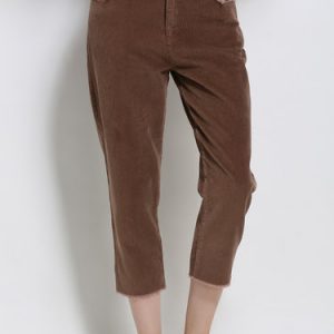 Pockets Casual Cotton Straight Leg Pants