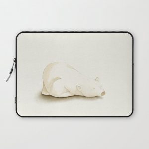 Polar bear Computer Cover by Meritxell Salvado - Laptop Sleeve - 13"