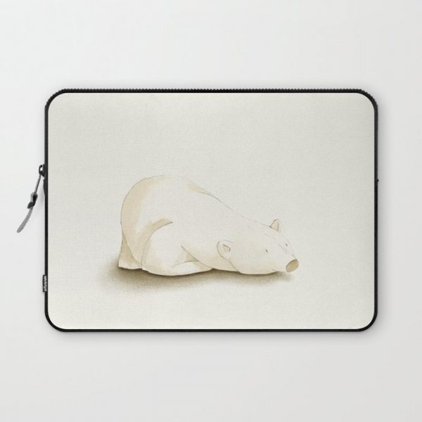 Polar bear Computer Cover by Meritxell Salvado - Laptop Sleeve - 13"