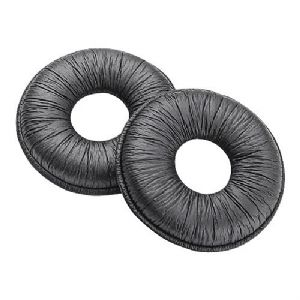 Poly Leatherette Doughnut Ear Cushion - Foam 2-pack Black For use with