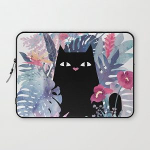 Popoki (Pastel) Computer Cover by littleclyde - Laptop Sleeve - 13"