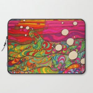 Psychedelic Art Computer Cover by Nick Balboni's Design Portfolio - Laptop Sleeve - 15"