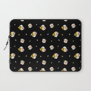 Pug Bee Pattern Computer Cover by Noristudio - Laptop Sleeve - 13"