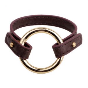 Punk Leather Bracelet Circle Leather Rock Unisex Bracelet