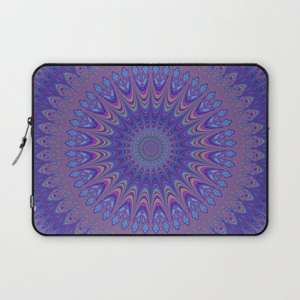 Purple mandala Computer Cover by Mandala Magic by David Zydd - Laptop Sleeve - 13"