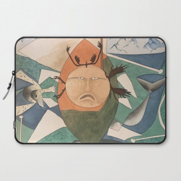 Qalupalik Computer Cover by Art by Chris - Laptop Sleeve - 15"