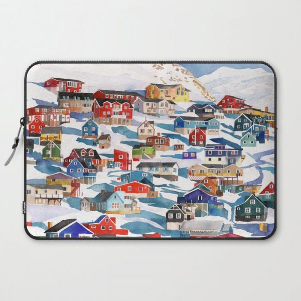 Qaqortoq Computer Cover by takmaj - Laptop Sleeve - 15"