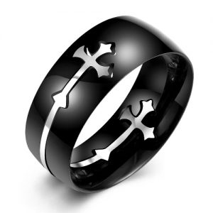 R022-A-8 Fashion titanium steel ring