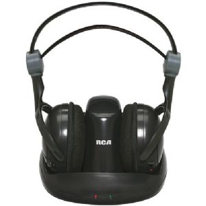 RCA WHP141B 900MHZ Headphones Full size Wireless Black - WHP141B