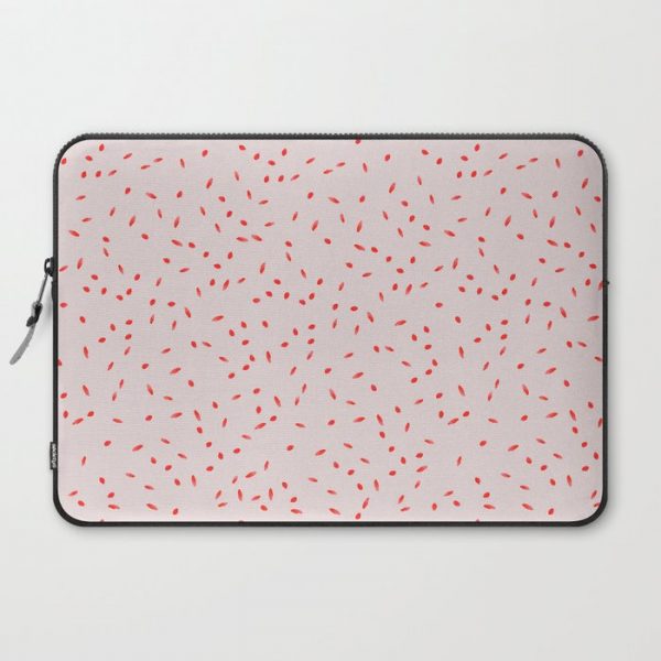 RED SPRINKLES Computer Cover by KIND OF STYLE - Laptop Sleeve - 15"