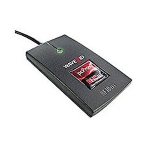 RF IDeas pcProx 82 Series RDR-6382AKU Indala 26bit Proximity Card Reader - USB