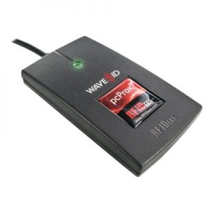 RF Ideas RDR-80082AKU pcProx Plus 82 Series - proximity reader / SMART card reader - USB - 125 KHz / 13.56 MHz - black