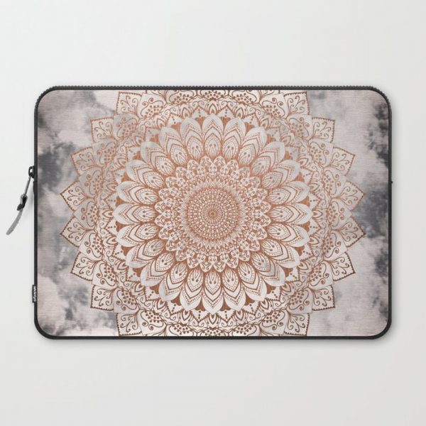 ROSE NIGHT MANDALA Computer Cover by Nika - Laptop Sleeve - 15"