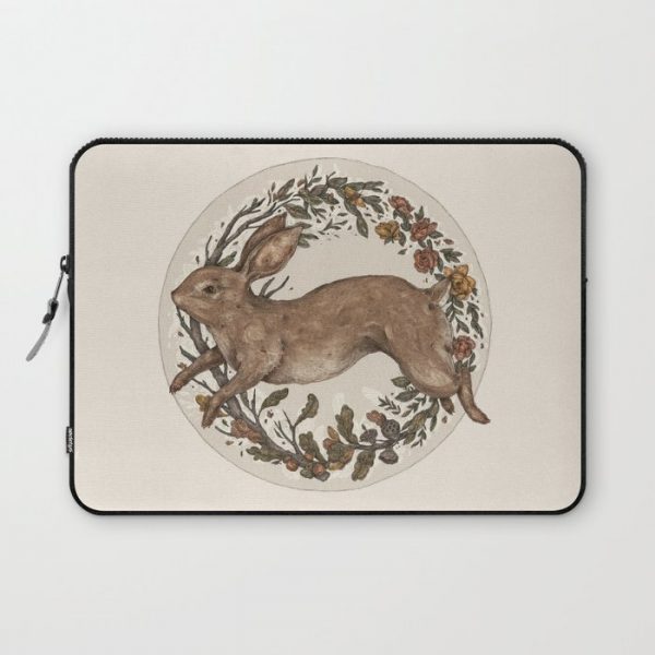 Rabbit Computer Cover by Jessica Roux - Laptop Sleeve - 13"